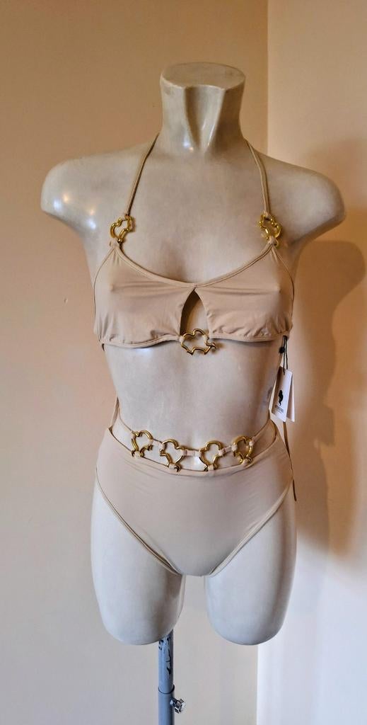 Reinders, beige gouden Bikinie, XS, Nieuw, Kleding | Dames, Badmode en Zwemkleding, Reinders, Beige, Nieuw, Ophalen of Verzenden
