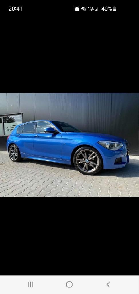 BMW 1-Serie 116i 200 PK 5D 2014 Blauw M-pakket, 1-Serie, 4 cilinders, Blauw, 1200 kg