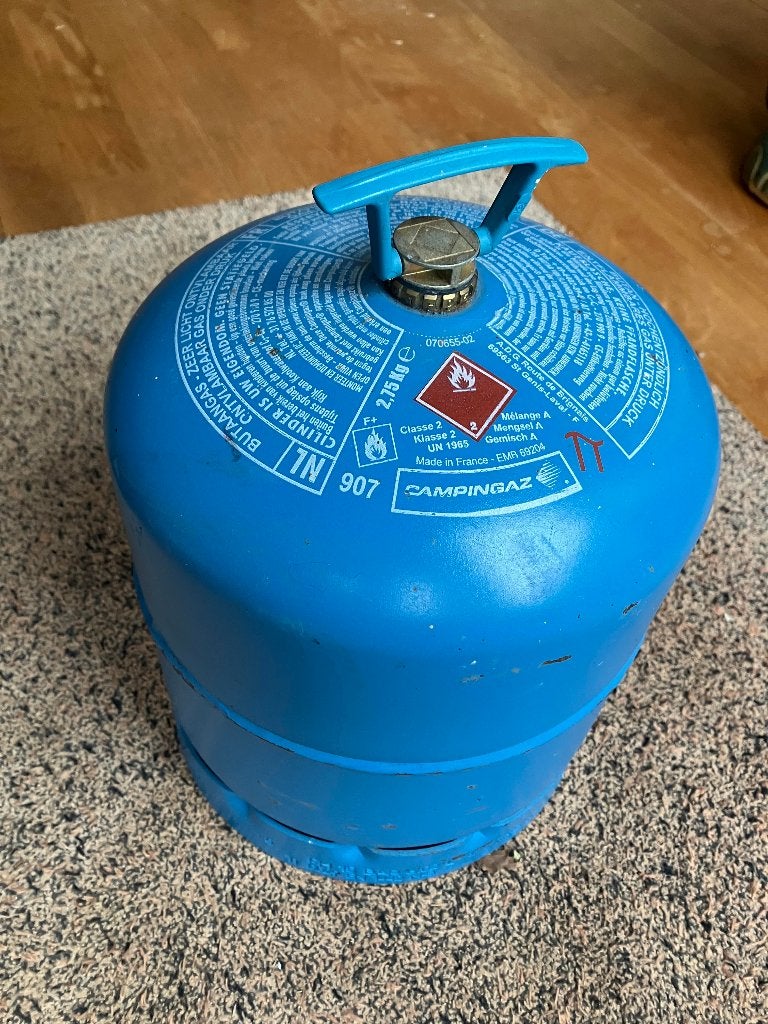 navulbare tank campinggaz 907, Ophalen, Gebruikt