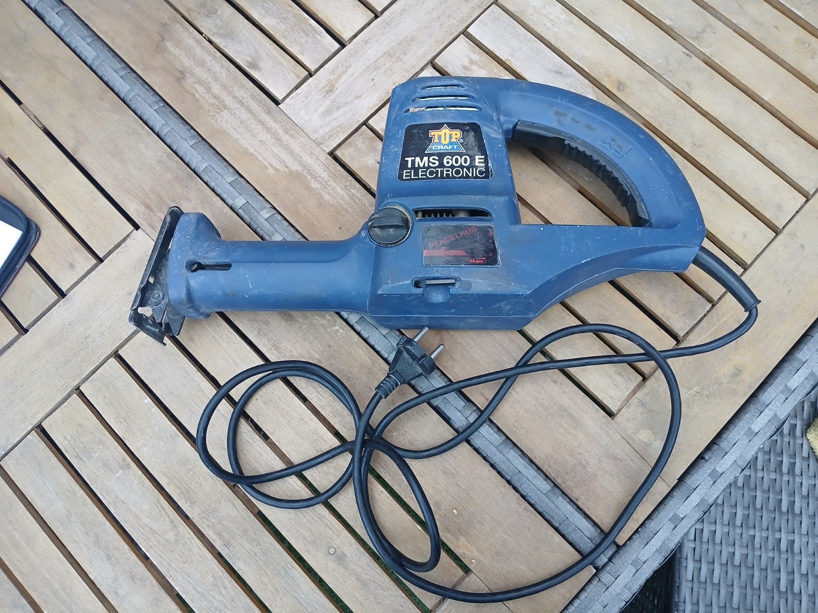 Topcraft reciprozaag., Ophalen, Gebruikt, 600 tot 1200 watt, Bandschuurmachine