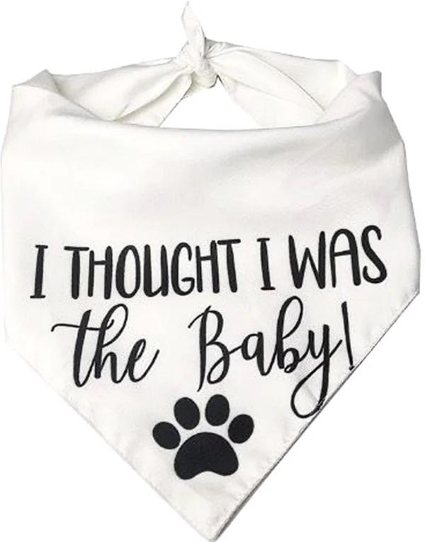 Honden bandana I Thought I Was the Baby, Dieren en Toebehoren, Nieuw, Ophalen of Verzenden, Info@sweet-one.nl, Sweet-One