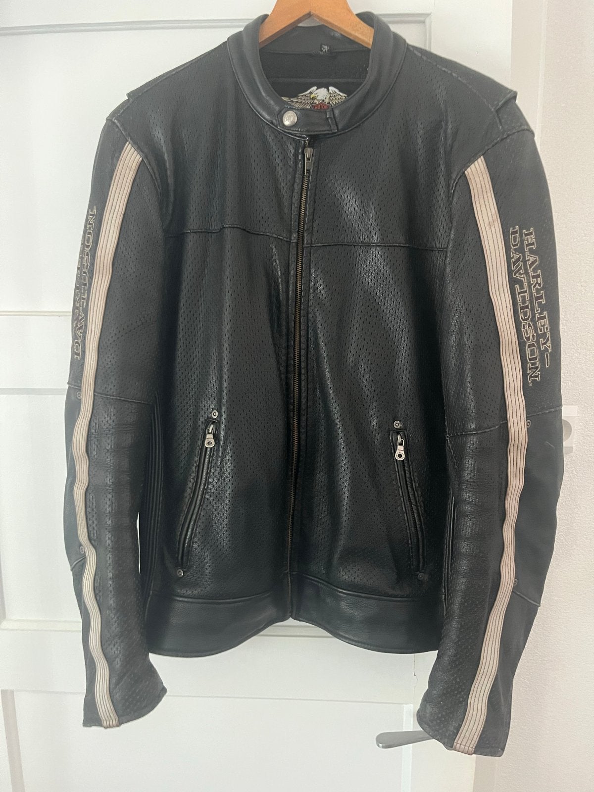 Heren origineel Harley Davidson lederen jas - Maat XL, Motoren, Ophalen of Verzenden, Tweedehands, Heren, Jas | leer
