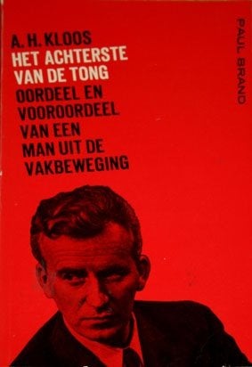 A.H.KLOOS. Het achterste van de tong, Ophalen of Verzenden, Zo goed als nieuw, Nederland