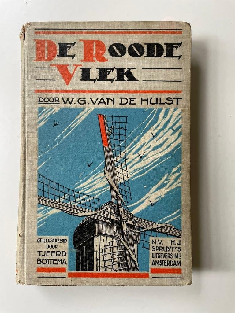 De roode vlek - W.G. van de Hulst, Gelezen, W.G. van de Hulst, Ophalen of Verzenden, Fictie