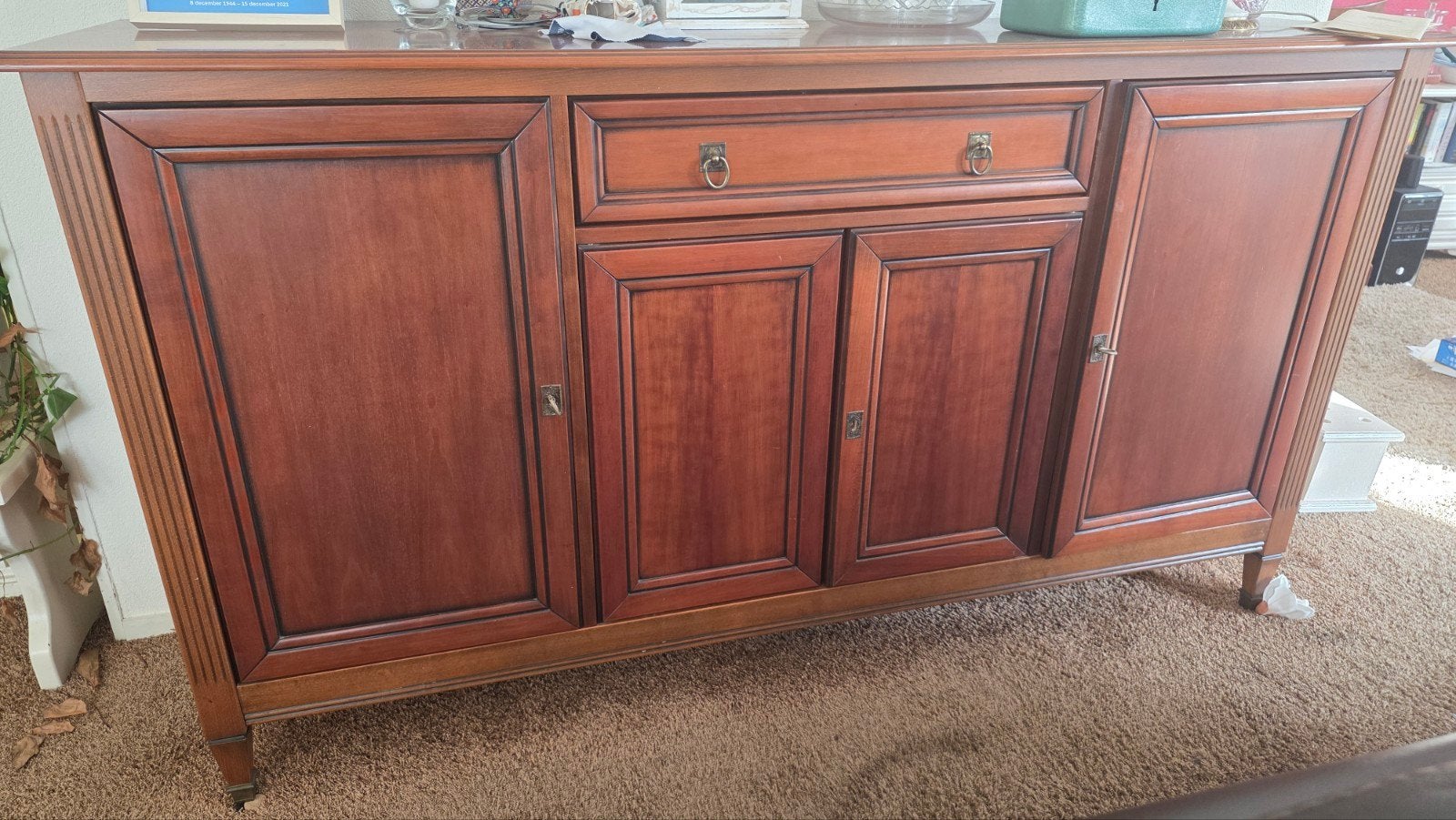 Klassiek dressoir met lades en deuren, Ophalen, Gebruikt, Met lade(s), Klassiek