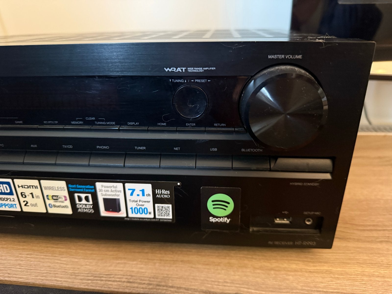 Onkyo HT-R993 AV Receiver met 9 THX Cinema Speakers en Subwo, Gebruikt, Losse componenten, Speakers, Ophalen