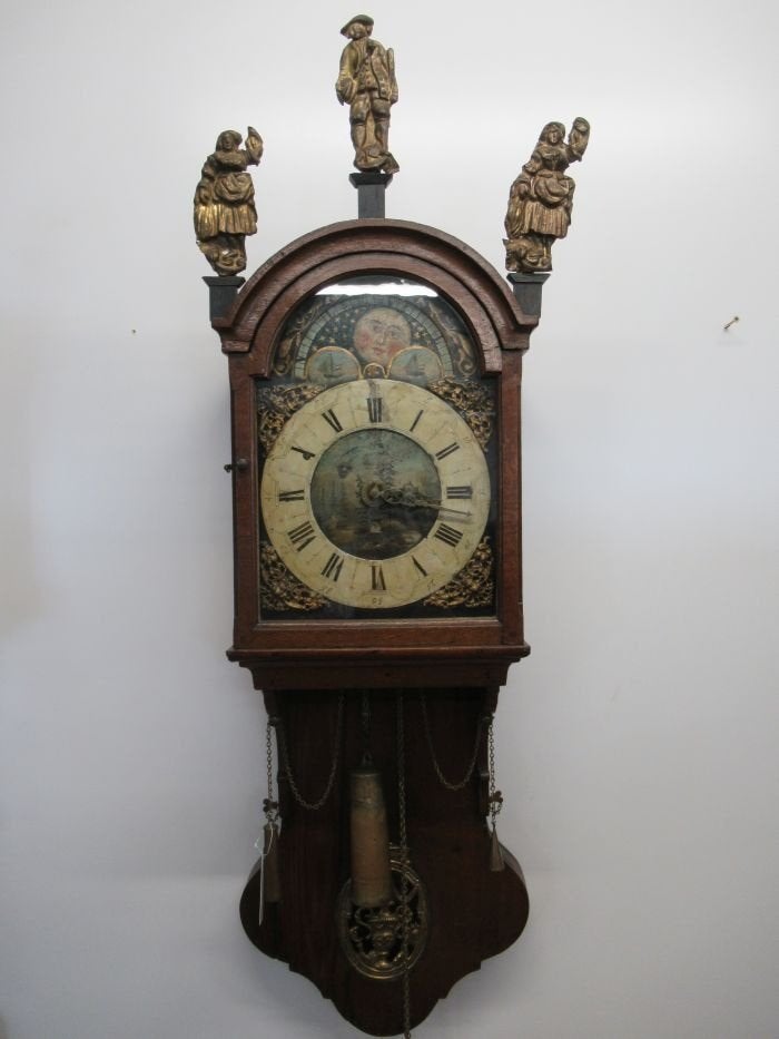 Oer 09686 18e eeuwse bijzondere kortstaart met maan en datum, Antiek en Kunst, Ophalen