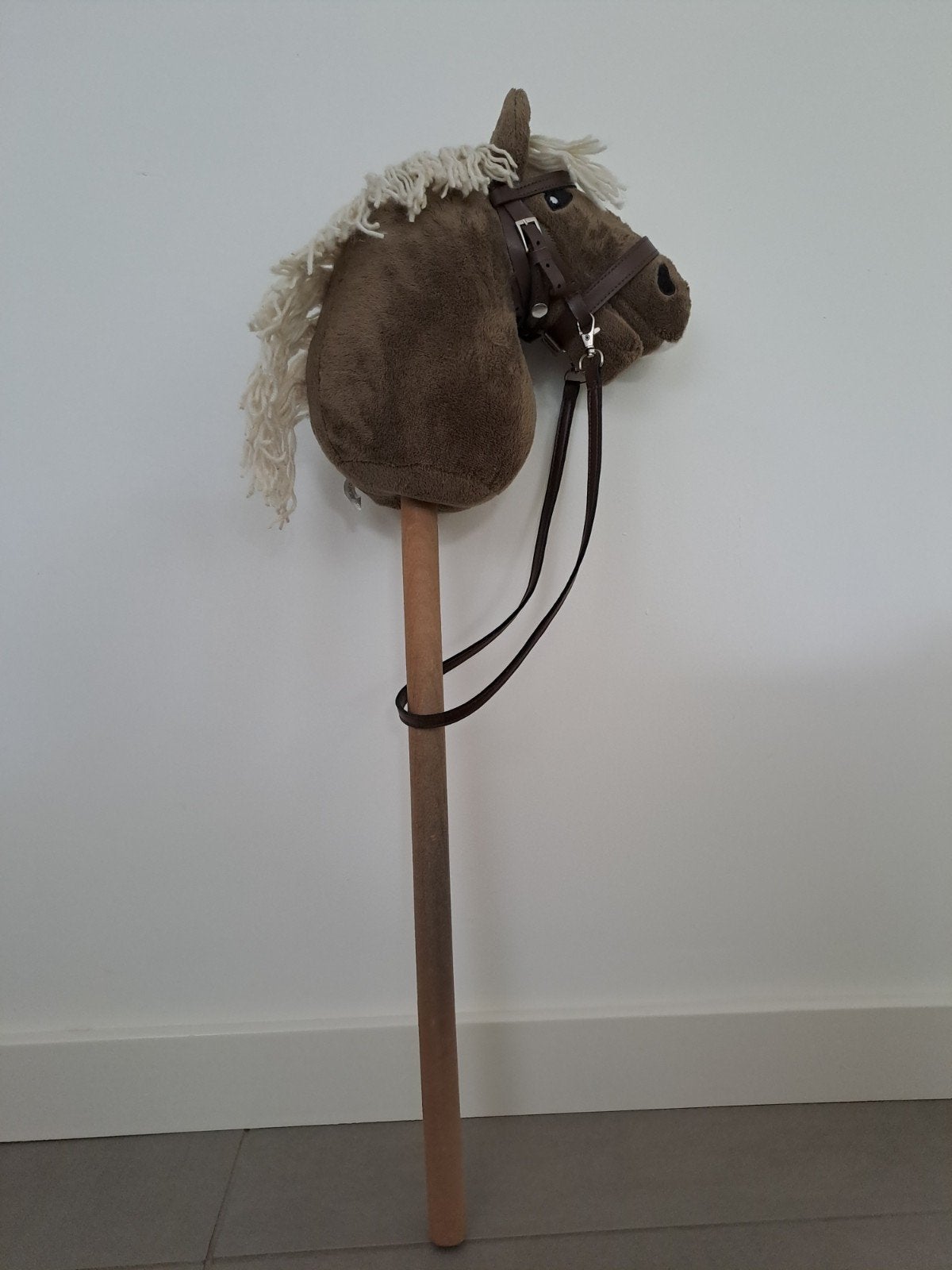 Hobbyhorse stokpaardje met hoofdstel, Ophalen of Verzenden, Gebruikt