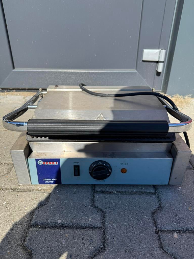 Hendi Contact Grill 263600 - Professionele Contactgrill, Ophalen of Verzenden, Gebruikt