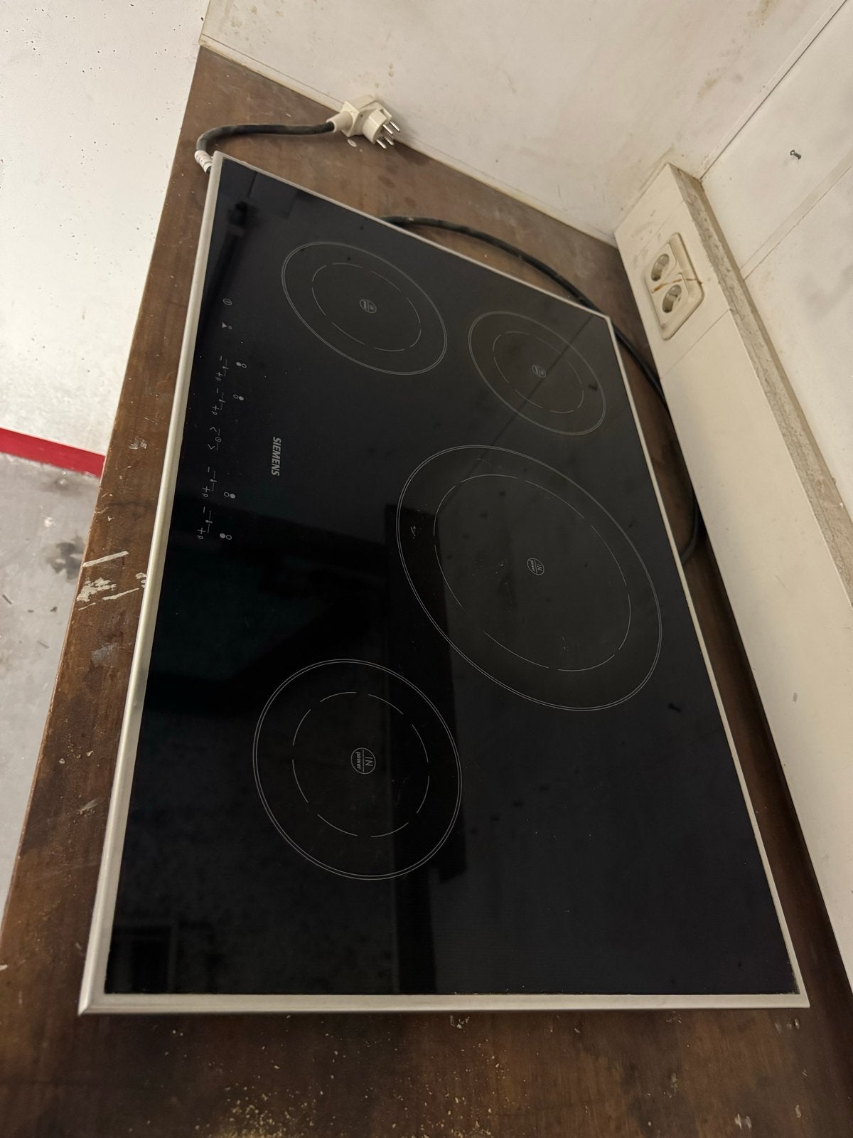Siemens Inductiekookplaat - 4 zones, Witgoed en Apparatuur, Gebruikt, Inbouw, Inductie, 4 kookzones