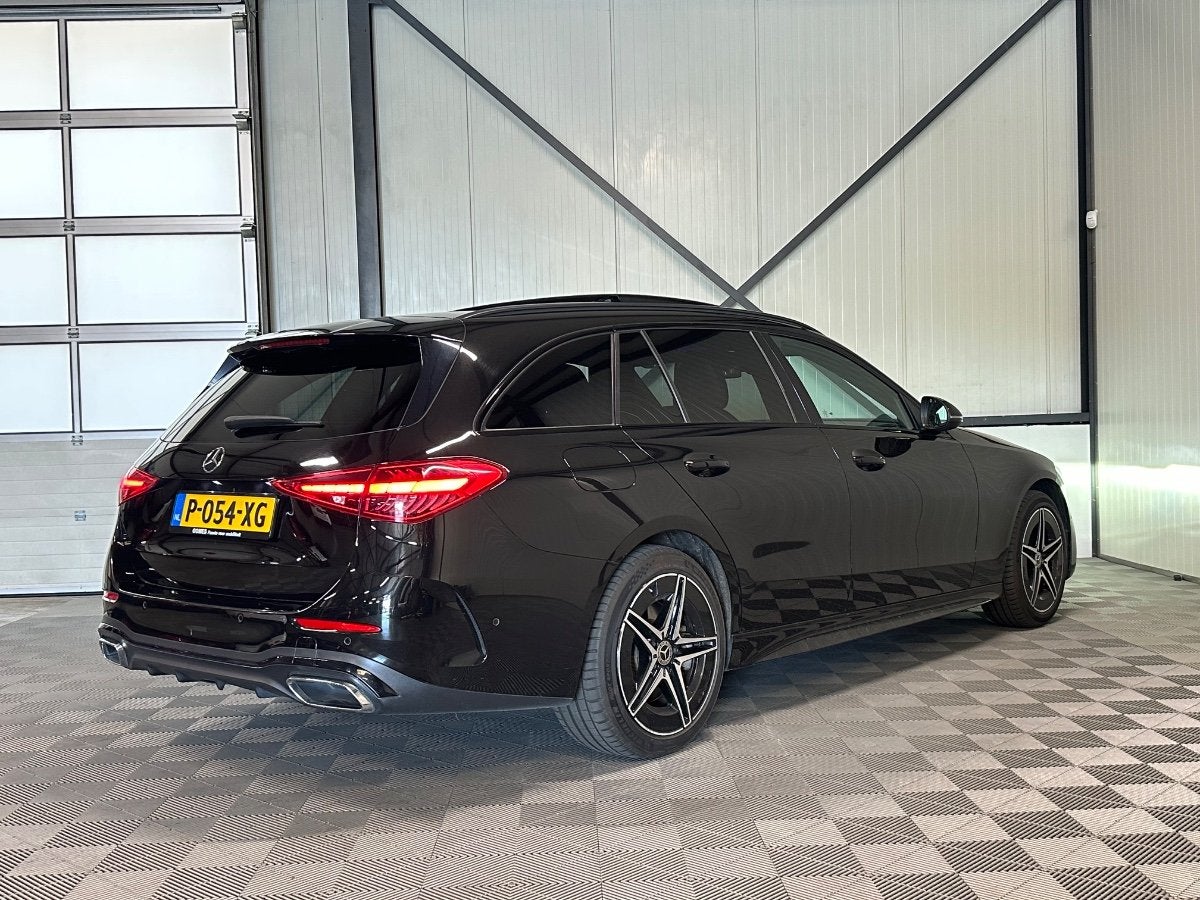 Mercedes-Benz C-klasse Estate 300 e | AMG Line | Pano | Leer, Automaat, Achterwielaandrijving, Euro 6, 4 cilinders