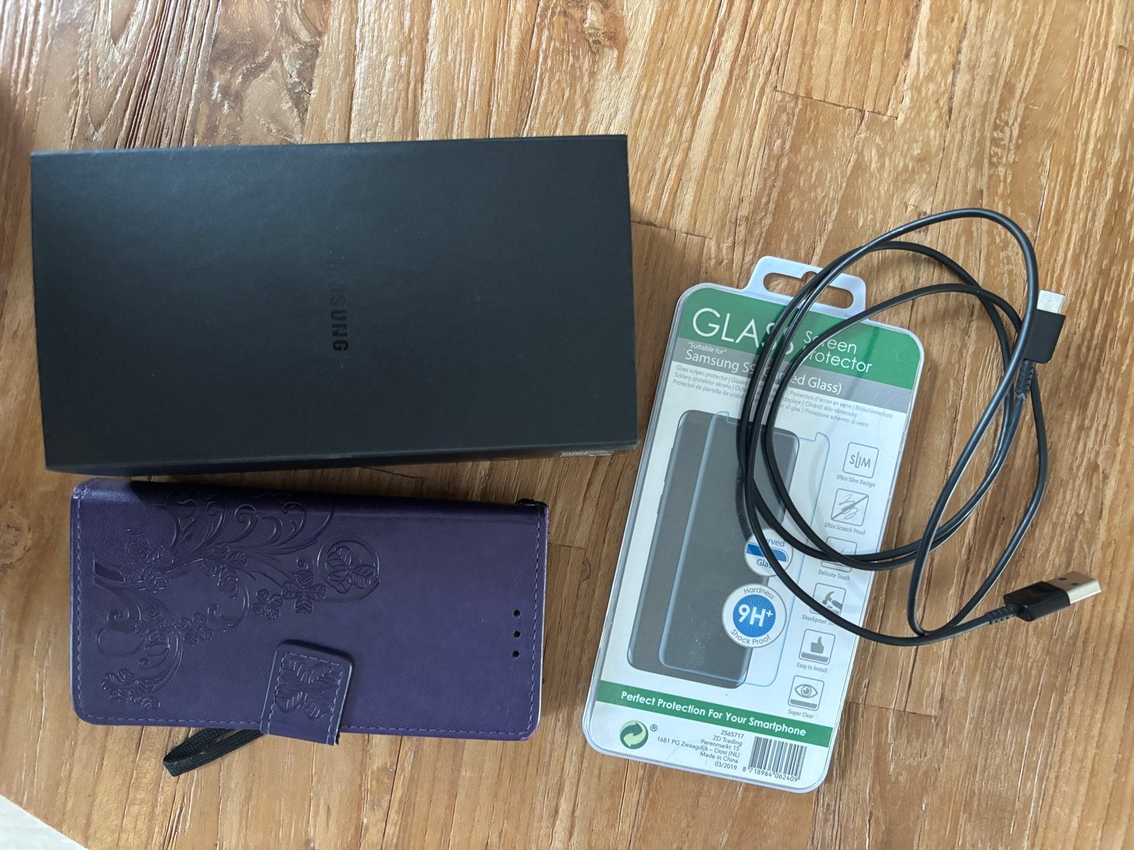 Samsung S9 - Kapot scherm, 100% batterij, werkt prima, Gebruikt, Paars, Touchscreen, Ophalen of Verzenden