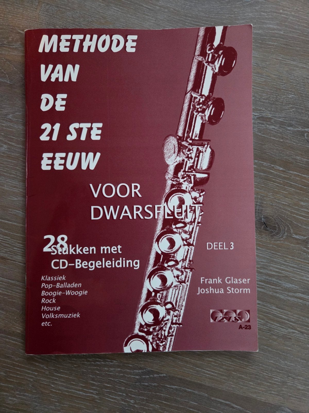 Methode voor Dwarsfluit Deel 3 met CD - 28 Stukken, Overige genres, Les of Cursus, Dwarsfluit of Piccolo, Ophalen of Verzenden