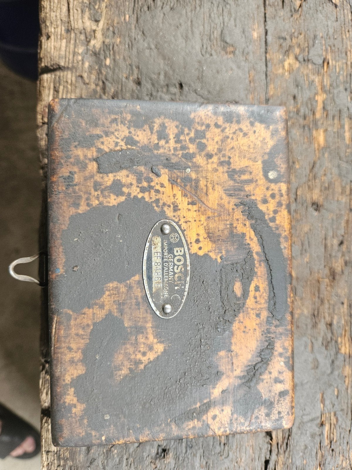 Vintage Bosch EF8486B gereedschapskistje met inhoud, Antiek en Kunst, Antiek | Gereedschap en Instrumenten, Ophalen of Verzenden