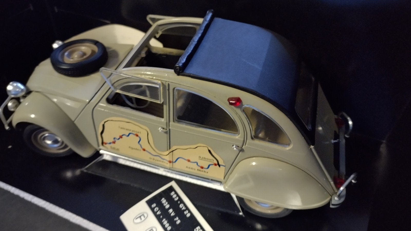 Citroen 2cv Raid 1966 1:18 Solido Pol, Auto, Verzenden, Nieuw, .