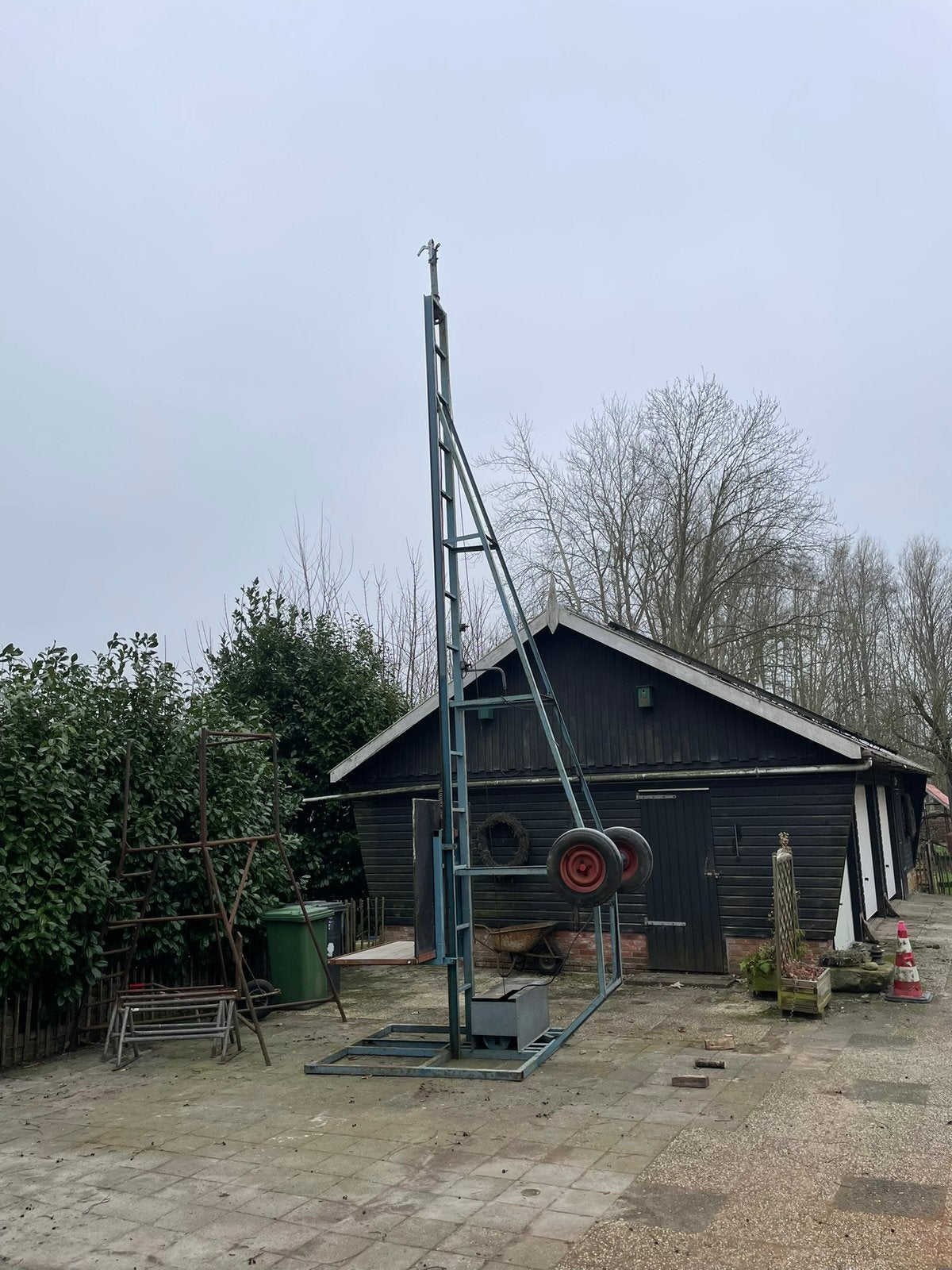 Nemaco bouwlift 230 Volt!, Doe-het-zelf en Verbouw, Ophalen of Verzenden, Gebruikt, Bouwlift