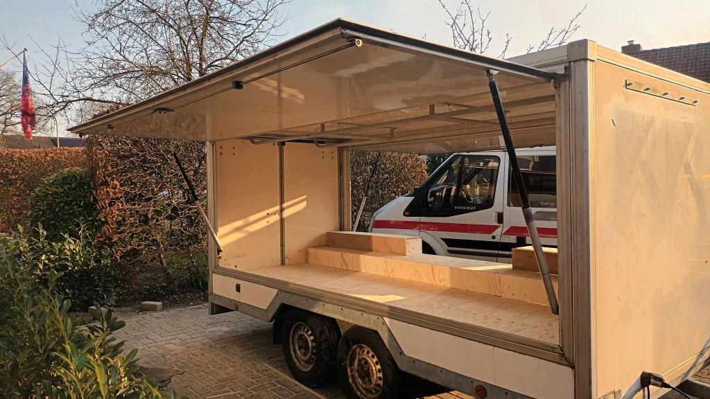 Marktwagen , met kenteken en nette staat , technisch goed, Auto diversen, Aanhangers en Bagagewagens, Ophalen, Gebruikt, Nvt, Nvt