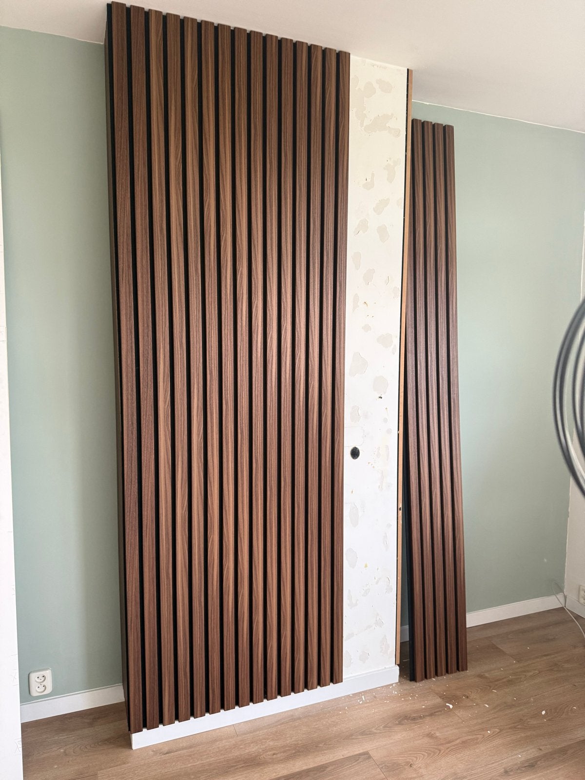 Houten lattenwand - Akupanel - Wandpaneel, Ophalen, Minder dan 25 mm, Overige typen, Zo goed als nieuw