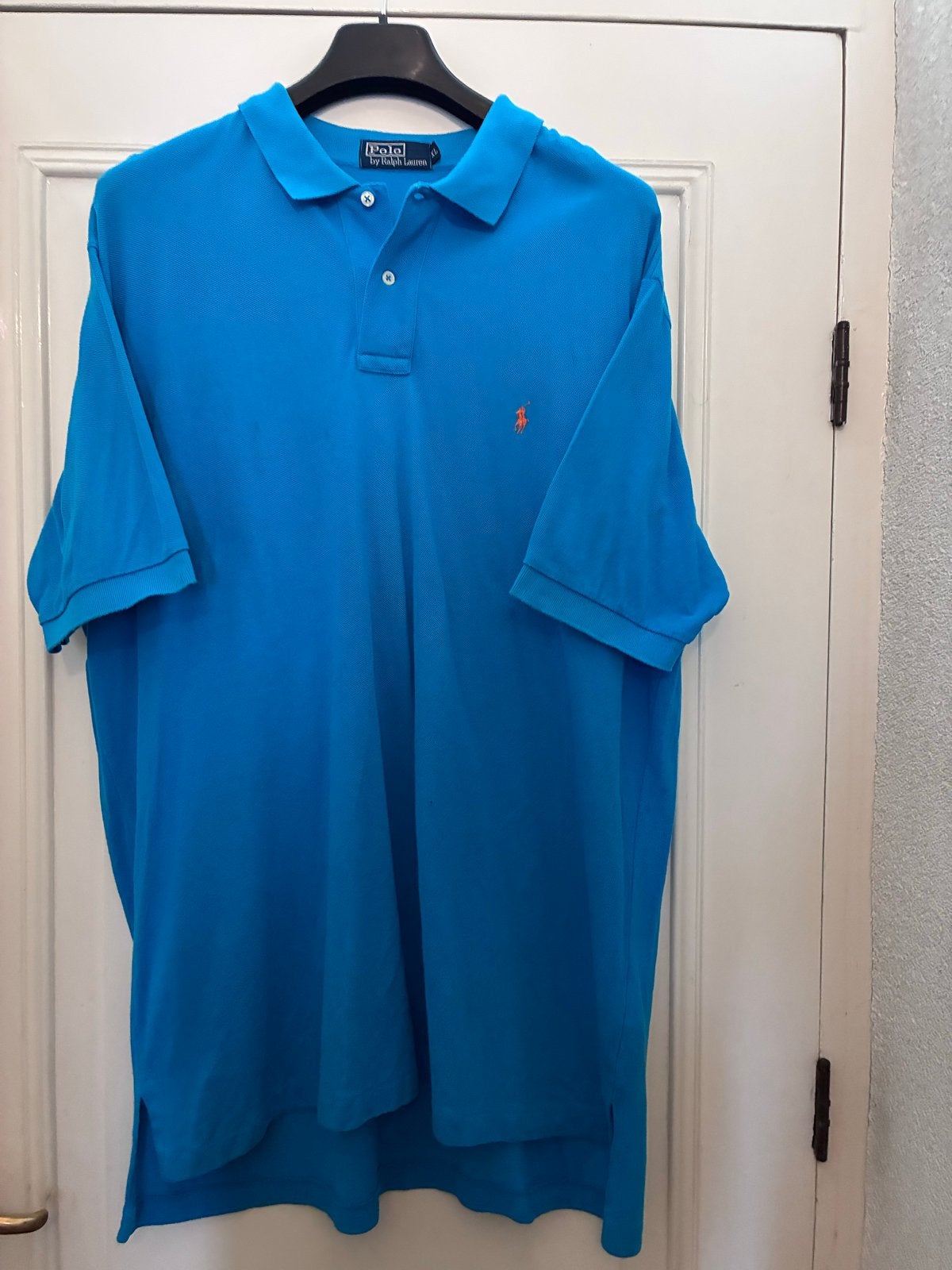 Polo Ralph Lauren Poloshirt XL - Extra Lang, Ophalen of Verzenden, Zo goed als nieuw, Maat 56/58 (XL), Blauw