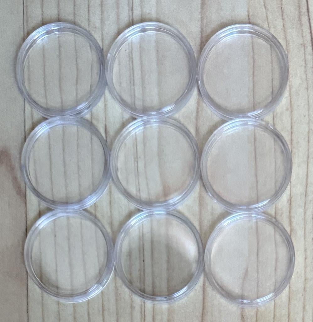 9x Muntendoosje 32mm, Ophalen of Verzenden, Overige typen