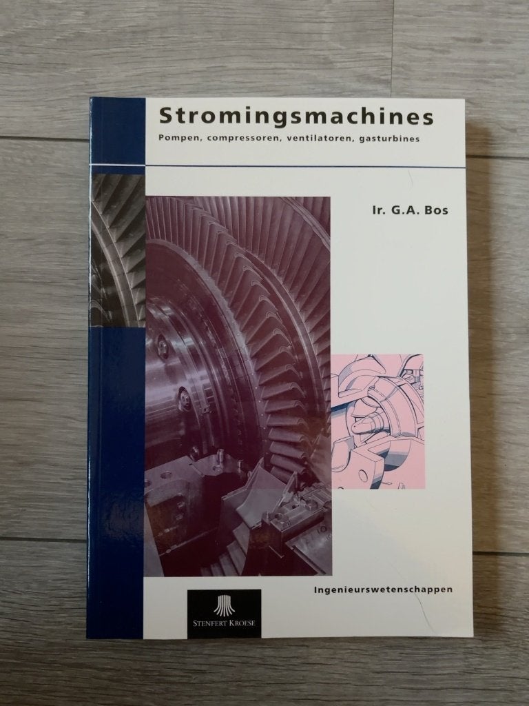 Stromingsmachines – Pompen, compressoren, ventilatoren, Boeken, Ophalen of Verzenden, Zo goed als nieuw, Ir. G.A. Bos, Overige onderwerpen