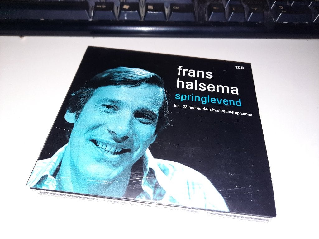 2 CD Frans Halsema ‎– Springlevend, Ophalen, Zo goed als nieuw, Levenslied of Smartlap