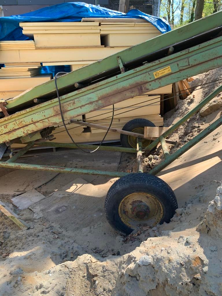 transportband voor zand en puin 7 meter, Tuin en Terras, Zand, Ophalen, Gebruikt, Overige typen