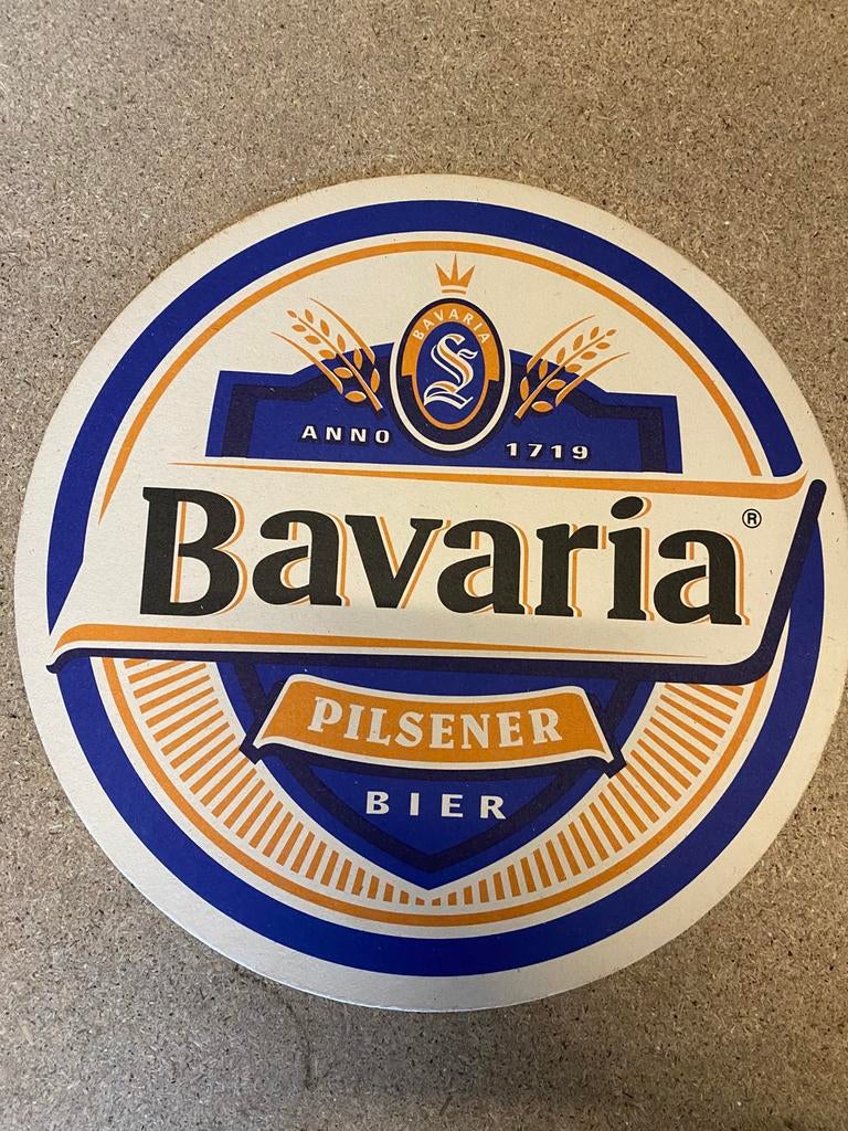 Bavaria bier vilt biervilt diemblad nieuw, Ophalen of Verzenden, Zo goed als nieuw, Viltje(s), Bavaria
