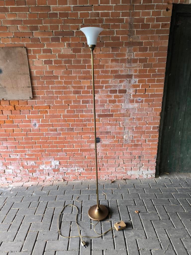 Relco Milano Vloerlamp - Klassiek Design, Ophalen, Gebruikt, Glas, Klassiek, Tijdloos