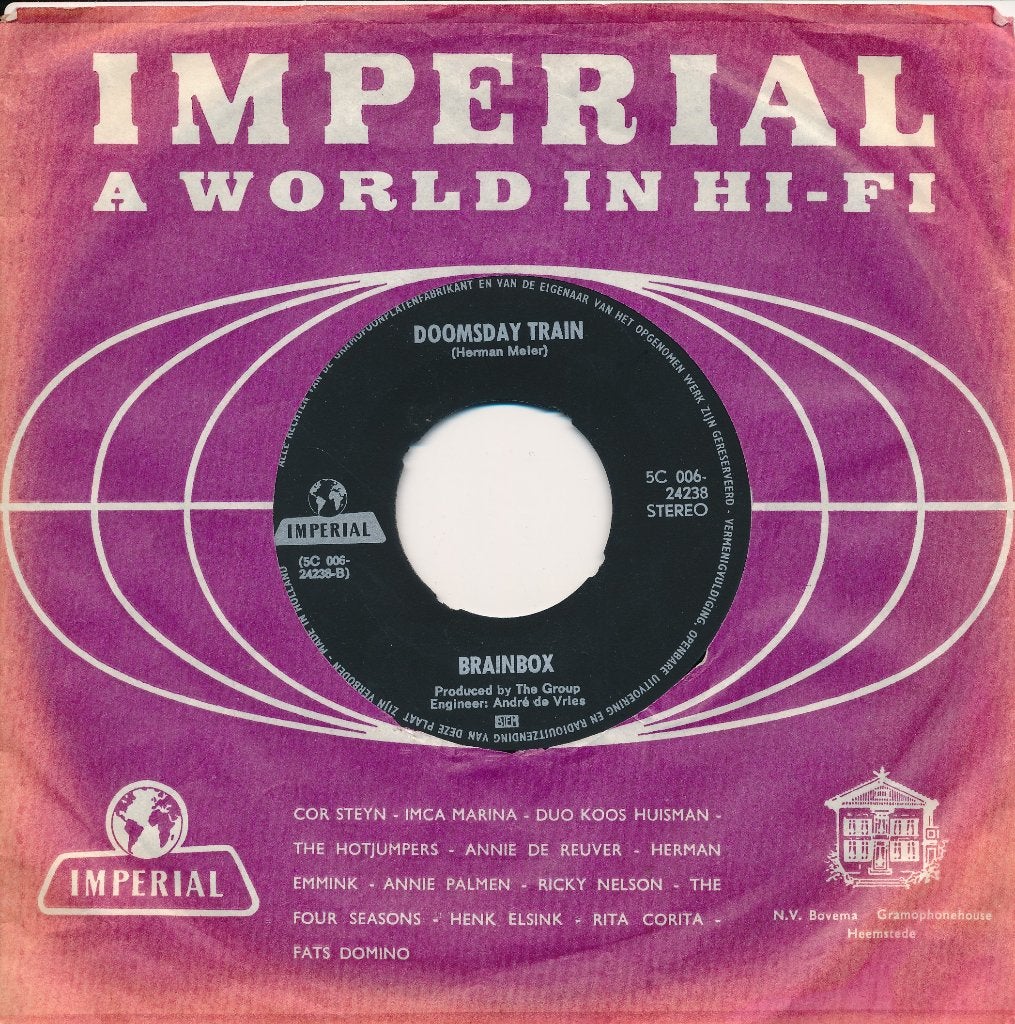 007 Brainbox - Doomsday train (1970), Ophalen of Verzenden, Gebruikt, 7 inch, Pop