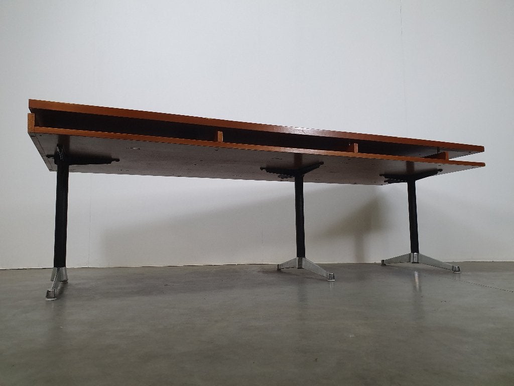 Vintage Bauhaus bureau Egon Eiermann 60s, Herman Miller, Ophalen, Gebruikt, ., Zwart