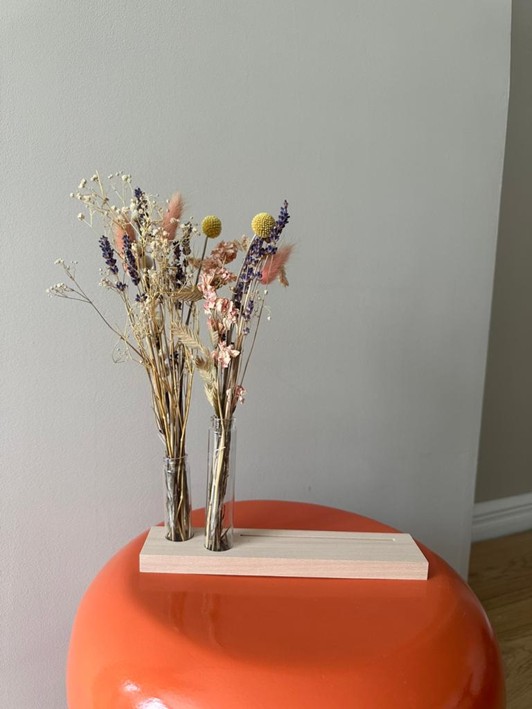 Kaartenstandaard met droogbloemen, Ophalen of Verzenden, Nieuw