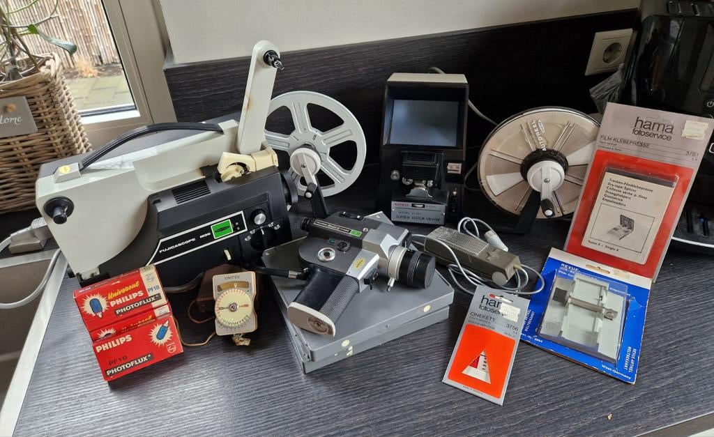 Complete Super 8 film set, Ophalen