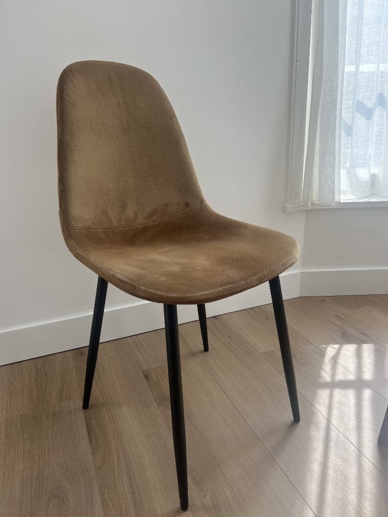Stoel / chair, Ophalen, Gebruikt, Bruin, Eén