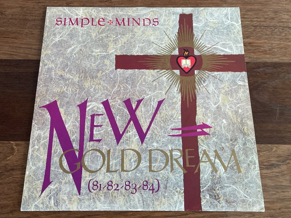 Vinyl LP Simple Minds New Gold Dream 81 82 83 84 UK Gold Slv, LP, Gebruikt, Pop, Ophalen of Verzenden