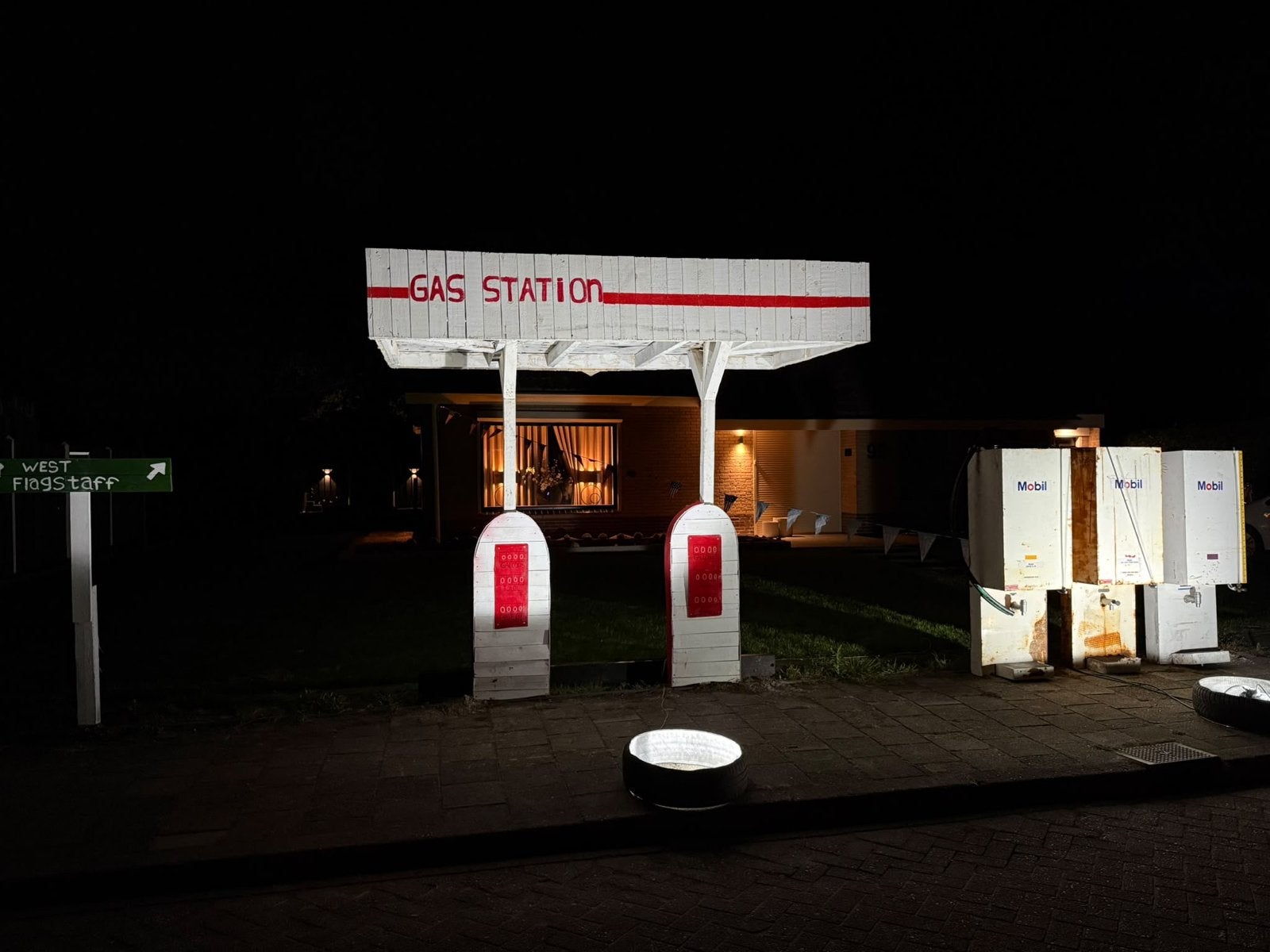 Route 66 Amerika Straatversiering - 2e prijs winnaar!, Ophalen, Gebruikt, Versiering, Overige