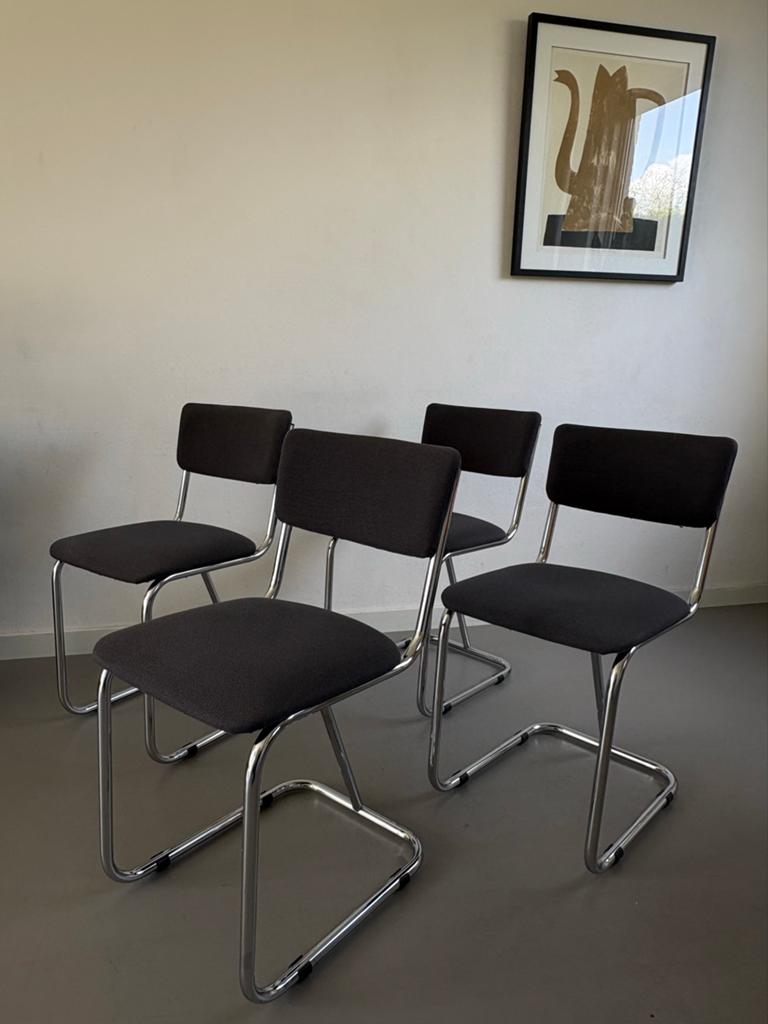Vintage stoelen, Huis en Inrichting, Stoelen, Zo goed als nieuw, Stof, Ophalen