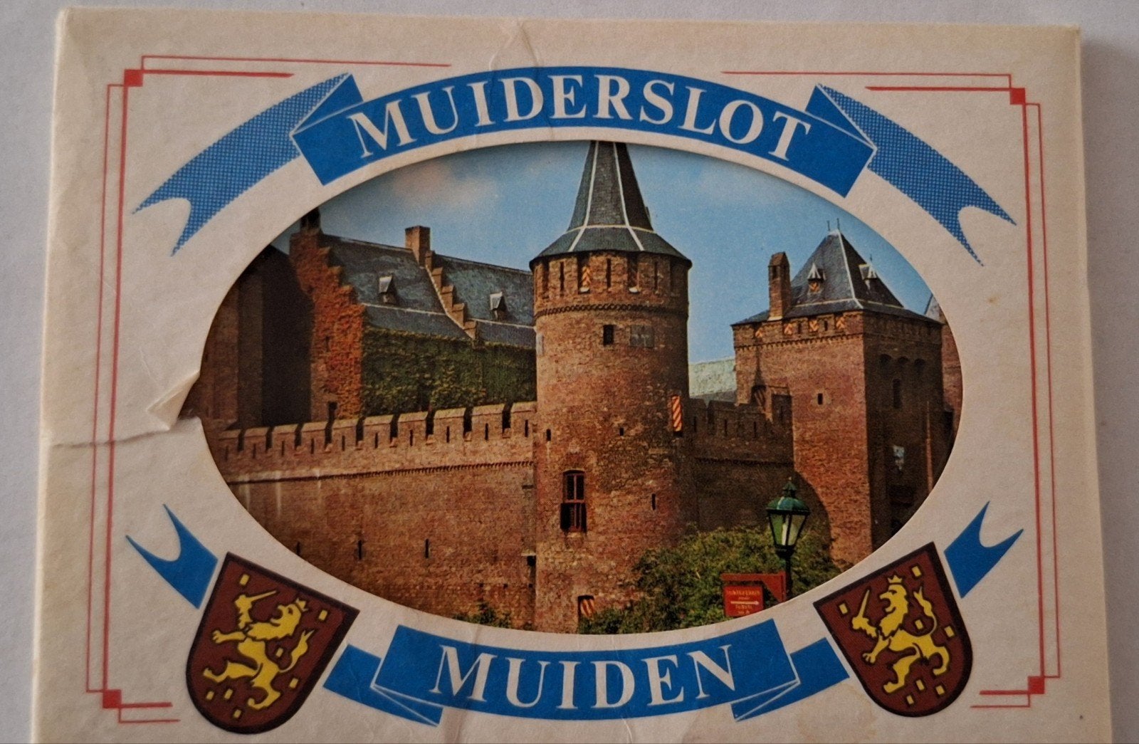 Klein ansichtkaarten boekje Muiderslot Muiden, Ophalen of Verzenden