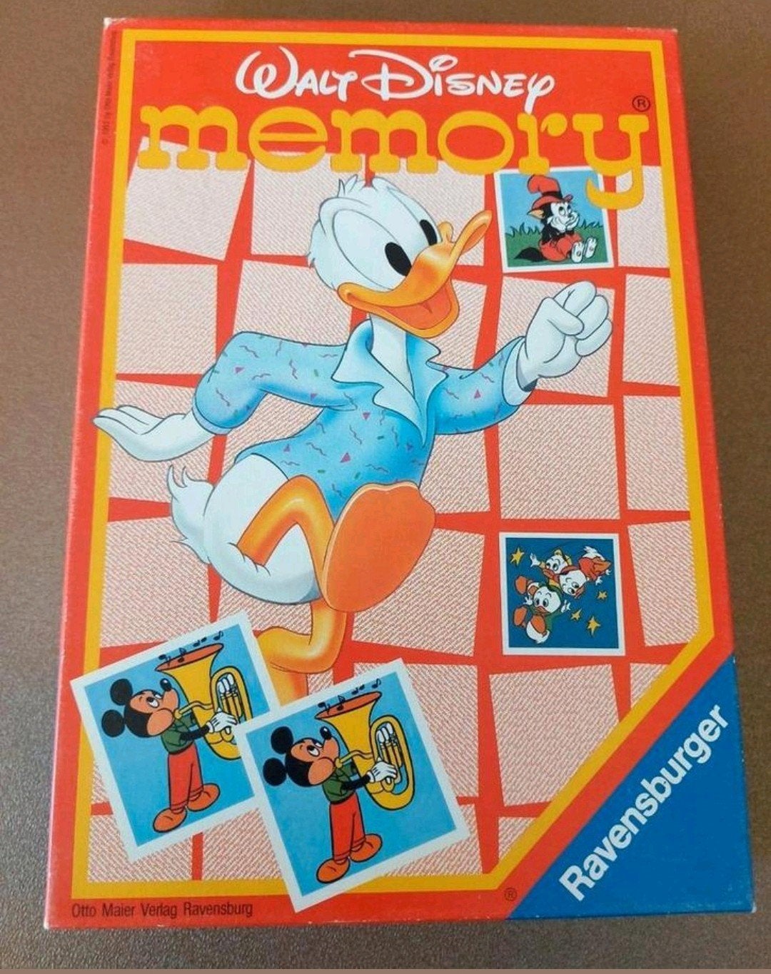 Vintage Walt Disney Memory spel Ravensburger, Vijf spelers of meer, Verzenden, Zo goed als nieuw, Ravensburger