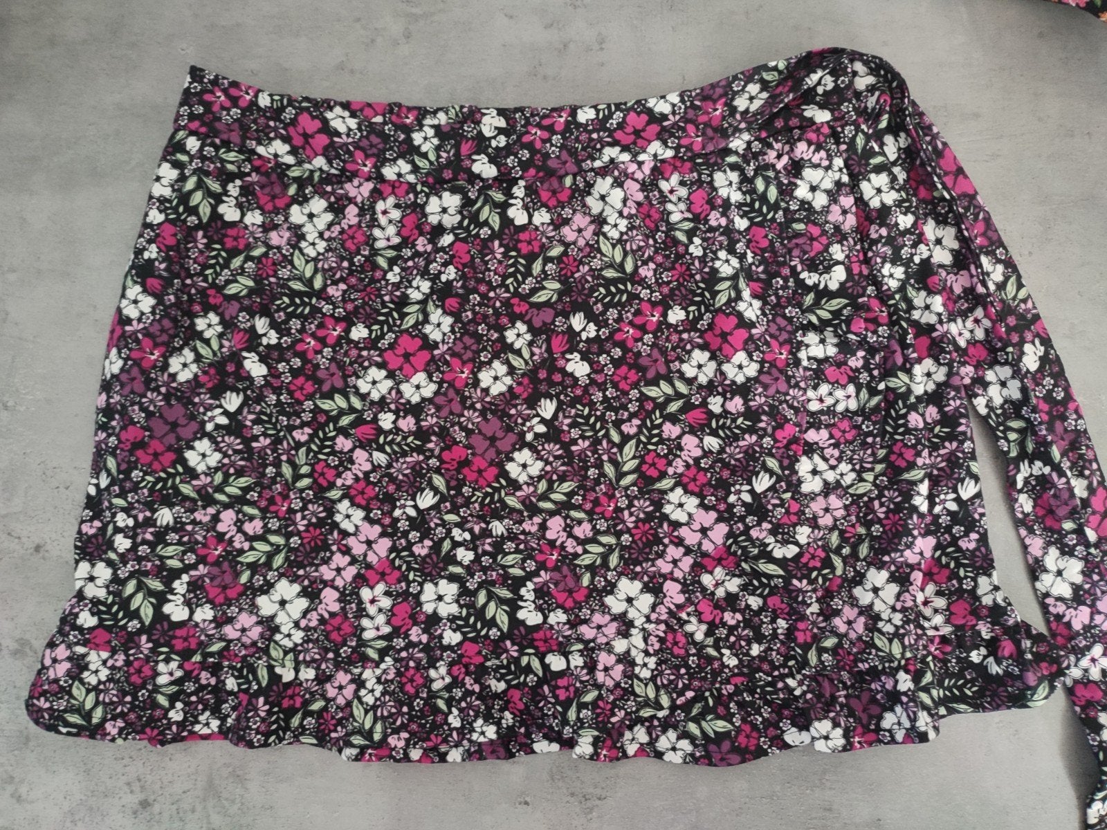 Zwart bloemenprint rokje maat XL - True Spirit NIEUW, Zwart, Maat 46/48 (XL) of groter, Nieuw, Ophalen of Verzenden