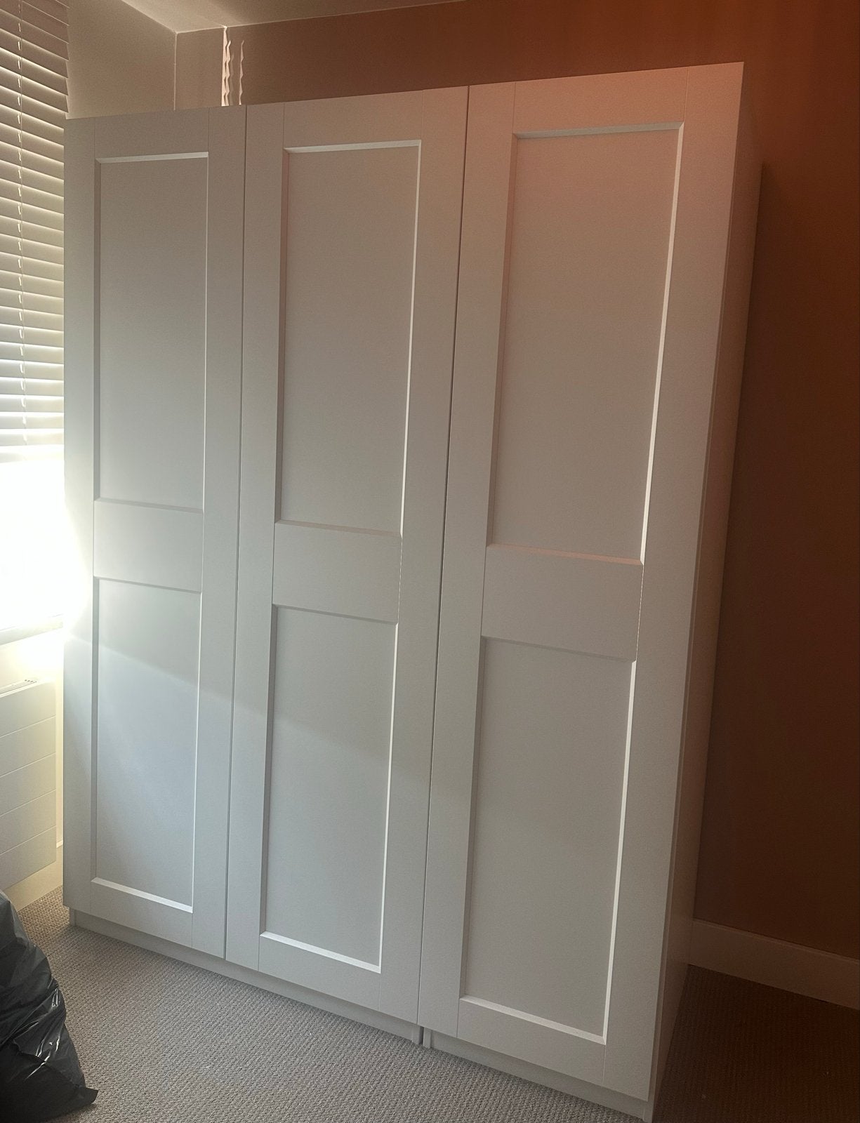3x IKEA Grimo kastdeur, wit, 50x195 cm - Zo goed als nieuw, Ophalen, 50 tot 100 cm, Zo goed als nieuw, Minder dan 25 cm