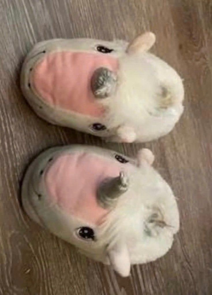 Eenhoorn pantoffels in maat 33-34, Kinderen en Baby's, Ophalen, Meisje, Overige typen, Nieuw