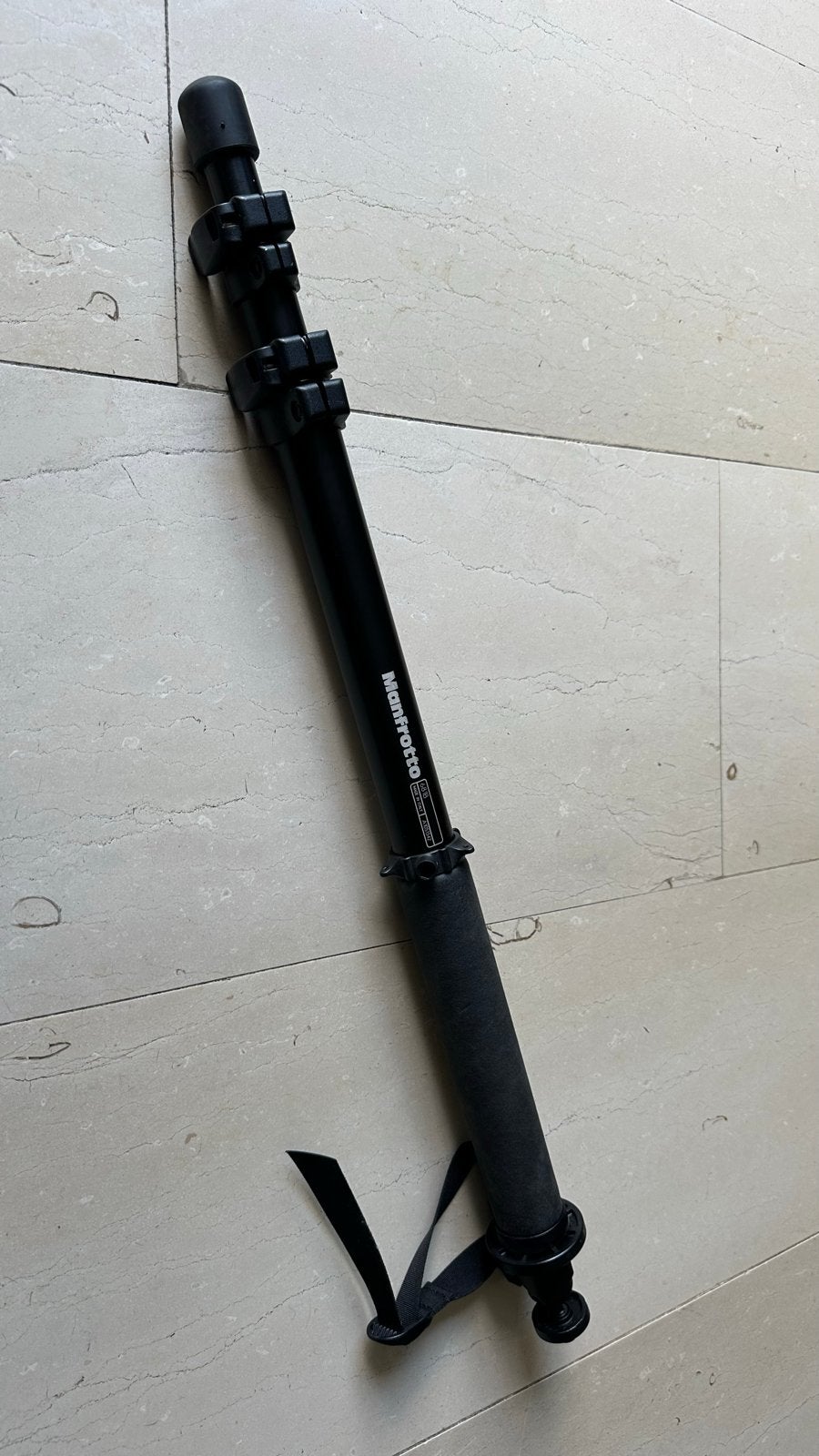 Manfrotto 681B monopod met 482 Balhoofd, Ophalen, Gebruikt, Eenpoot, 175 cm of meer