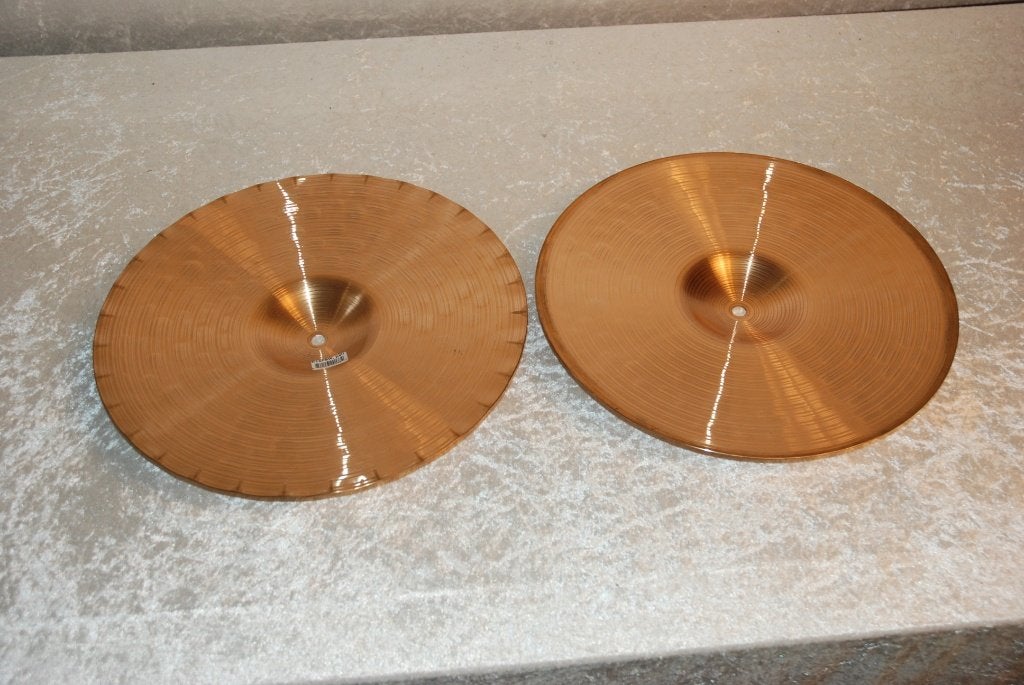 Meinl Classics soundwave hihat bekkens 1062/1272gr 14 inch, Gebruikt, ., Drums of Percussie, Ophalen of Verzenden