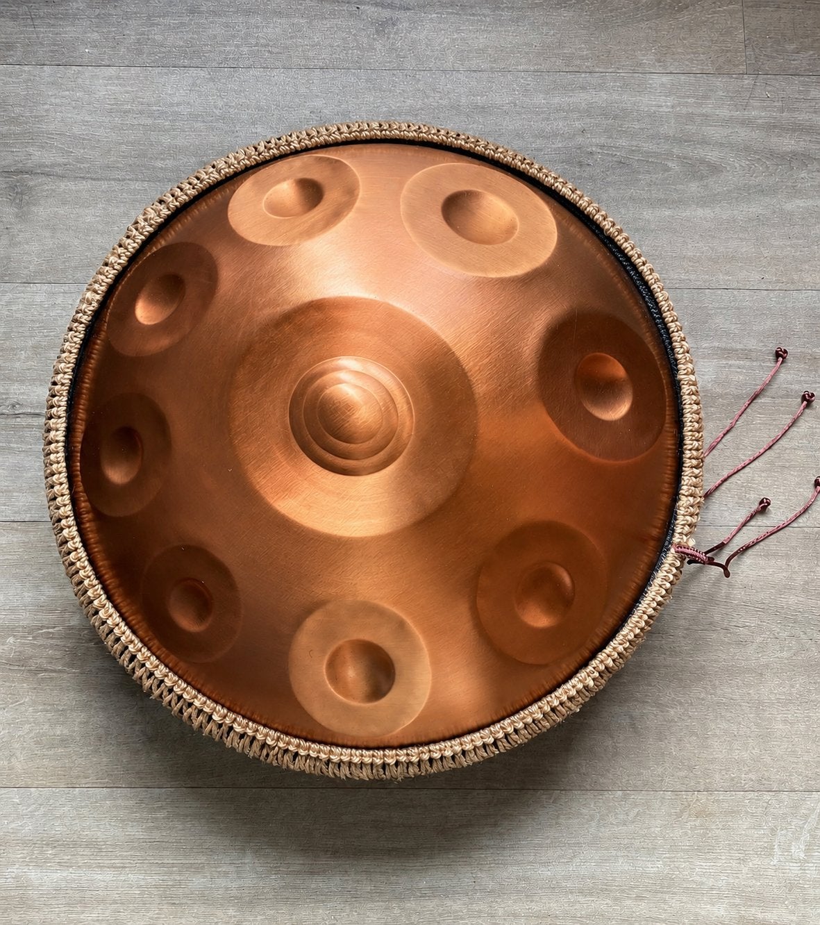 Handpan 9 tonen - koper - bijna 46 CM Groot - 432hz - NIEUW, Ophalen of Verzenden, Nieuw, Melodische percussie