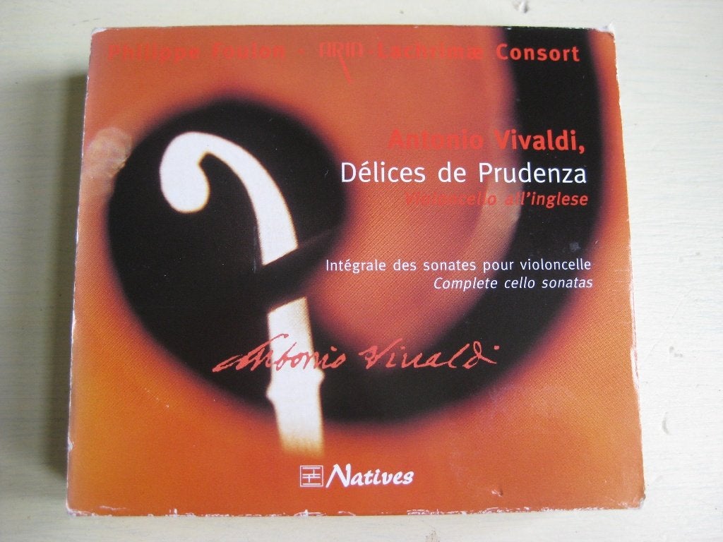 Vivaldi: integrale sonates pour violoncelle: Philippe Foulon, Ophalen of Verzenden, Barok, Gebruikt, Kamermuziek