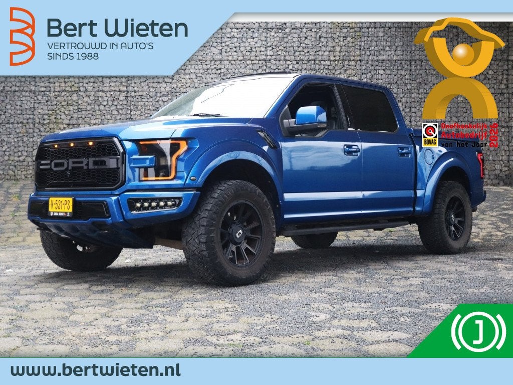 Ford USA F-150 3.5 V6 Raptor | Trekhaak | Schuifdak | Custom, Auto's, Automaat, Dealer onderhouden, Gebruikt, Blauw