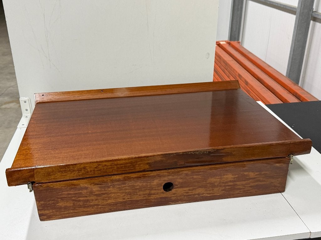 Kaartentafel / tafel boot 76 x 47 cm, Ophalen of Verzenden, Gebruikt, Interieur en Kussens
