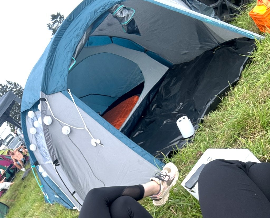 QUECHUA Kampeertent MH100 XXL 4 personen, Caravans en Kamperen, Ophalen of Verzenden, Zo goed als nieuw, Tot en met 4