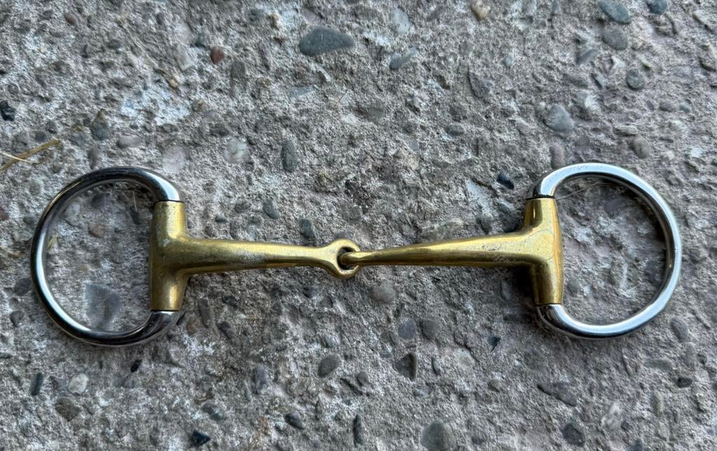 BR bustrens soft contact enkel gebroken bit 12.5cm, Dieren en Toebehoren, Paarden en Pony's | Hoofdstellen en Tuigage, Ophalen of Verzenden